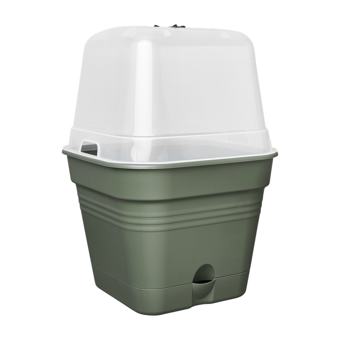 green basics kweekpot vierk. allin1 20cm blad groen